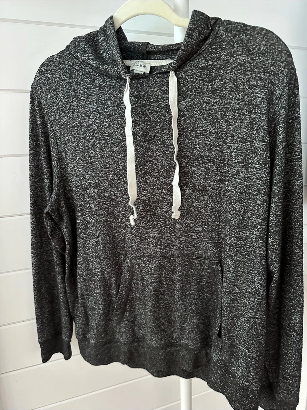J. Crew Women’s Dark Heather Gray Pullover Hoodie